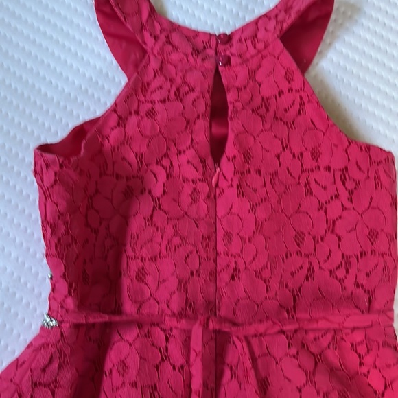 Hot Pink Girls Dress - Picture 8 of 9